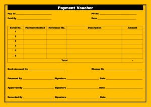 Download Payment Voucher Modern Template in Word (.docx)