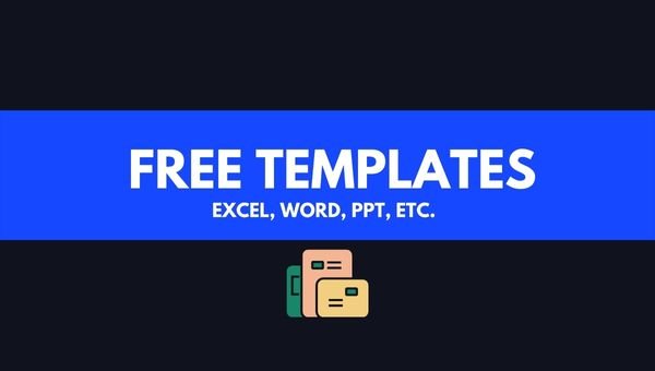 100+ FREE TEMPLATES - Excel, Word, PPT (Download)