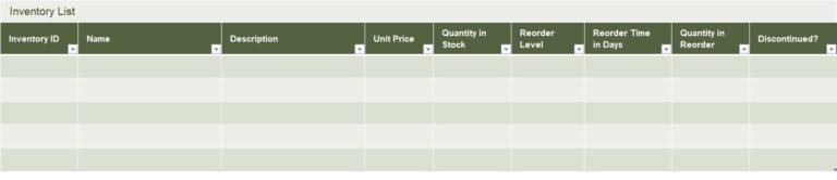 free excel inventory templates product inventory list... Inventory List Template In Excel (Download.Xlsx)