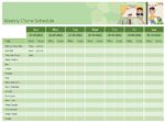 Premium Weekly Chore Schedule Template In Excel (Download xlsx) Premium Weekly Chore Schedule Template In Excel (Download xlsx)