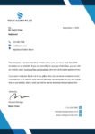 Free & Professional Letterhead Design Download (.docx)