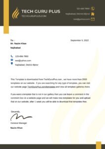 Professional Letterhead Images - Word - PDF File Download