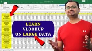How to Apply Vlookup on Large / Big Data in Excel