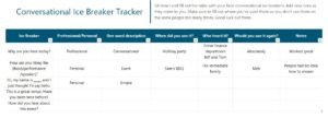 Ice Breakers Tracker Template In Excel (Download.xlsx)