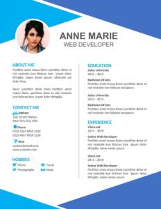 Download Modern Resume Template Word (.docx & .pdf)