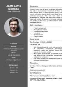 Best CV Template Word (.docx & .pdf)