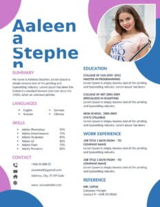Modern Resume Templates Free Download (.docx & .pdf)