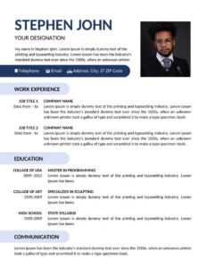Indian Resume Format PDF (.docx & .pdf)