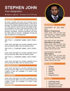 Fresher Resume Format Download In Ms Word (.docx & .pdf)