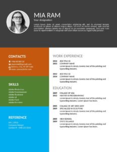 Fresher Resume Format Doc (.docx & .pdf)