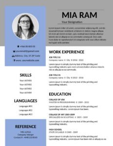 Fresher Resume Format PDF Download (.docx & .pdf)