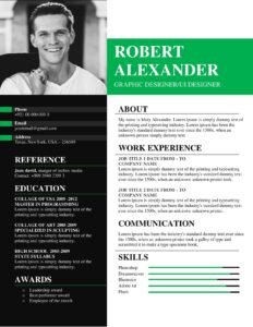 Sample Resume For Freshers Looking For The First Job