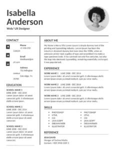 Resume Templates Word Free Download (.docx & .pdf)