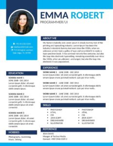 Blank Resume Format PDF Free Download (.docx & .pdf)