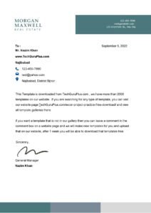 Editable Latest A4 Letterhead Template Free Download (.docx Word & PDF)