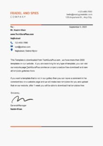 Editable Latest Company Letterhead Template Word 2022 Free Download (.docx & PDF)