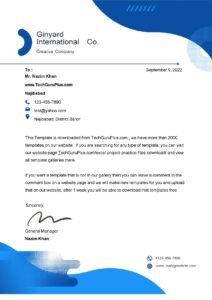 Editable New Letterhead Design PDF Free Download (.docx Word)