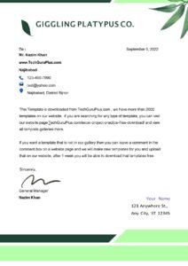 Stylish Create Letterheads Free (.docx Word & PDF)