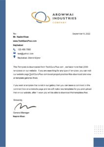 Modern Letterheads Samples (.docx Word & PDF File)