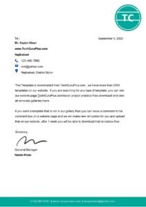 Modern Letter Head Designs (.docx Word & PDF File)