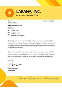 Modern Letterhead Design Ideas (.docx Word & PDF)