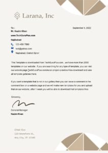 New Letterhead Format PDF (.docx Word & PDF File)