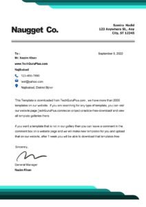 New Free Letterhead Templates (.docx Word & PDF)