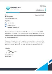 Editable Latest A4 Letterhead Template Word Free Download (.docx & PDF)