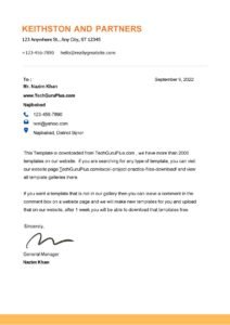 Editable Modern Editable Letterhead Templates For MS Word (.docx & PDF)