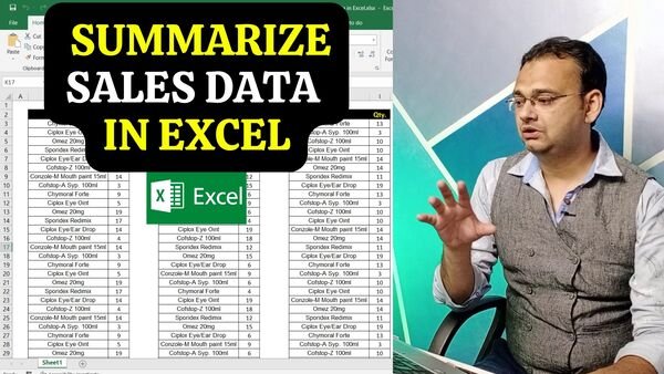 How to Summarize All Sales Data by using Sumif Formula in Excel