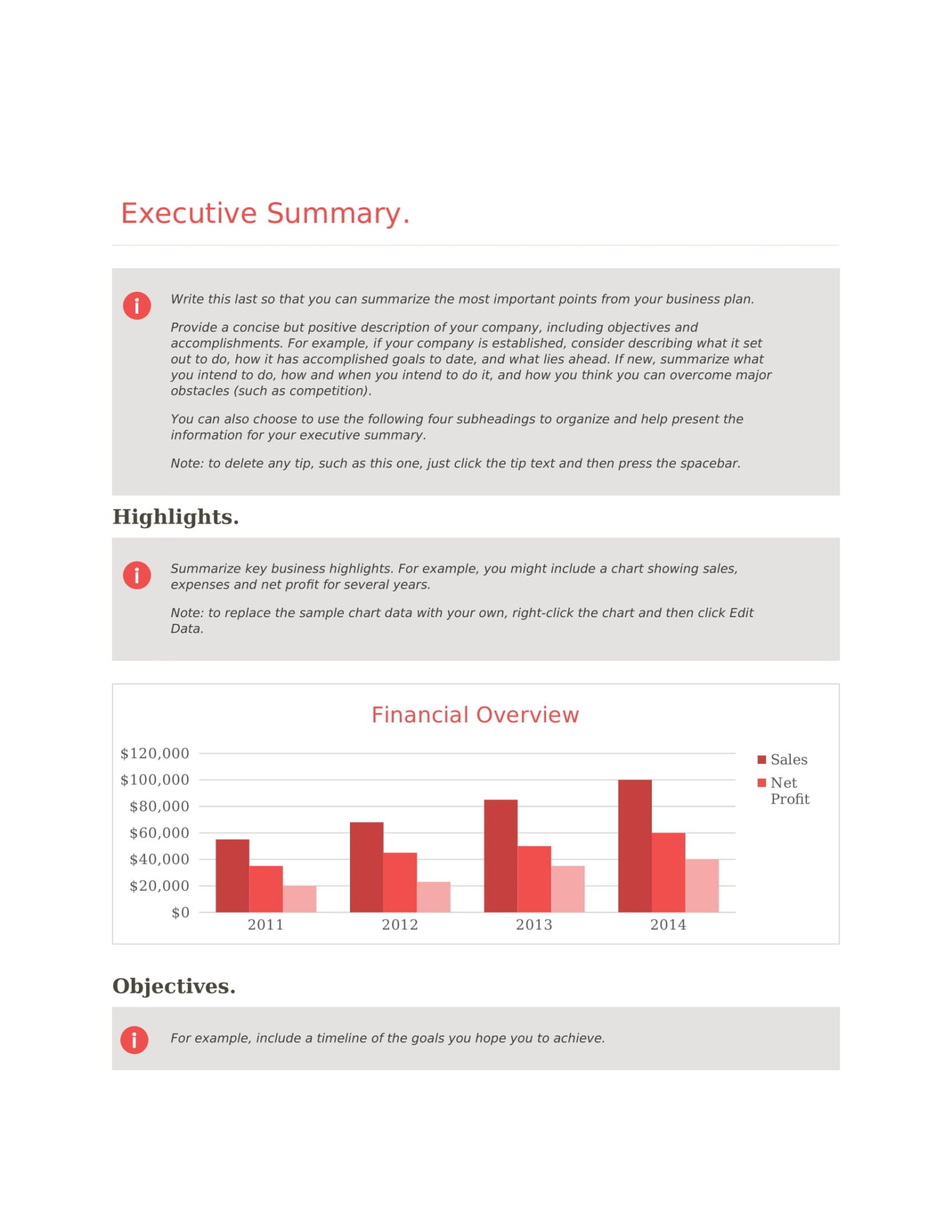 Business Plan Design Template In Word (.docx File Download)