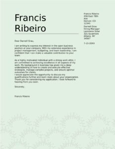 Formal business letter Template In Word (.Docx File Download)