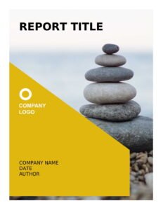 Modern report Template In Word (.Docx File Download)