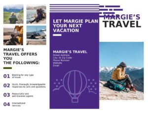 Travel brochure Template In Word (.Docx File Download)