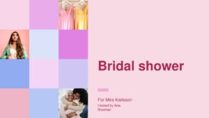 Bridal shower slideshow Presentation Powerpoint Template (.ppt File Download)