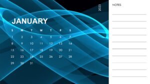 Abstract photo calendar Presentation Powerpoint Template (.ppt File Download)