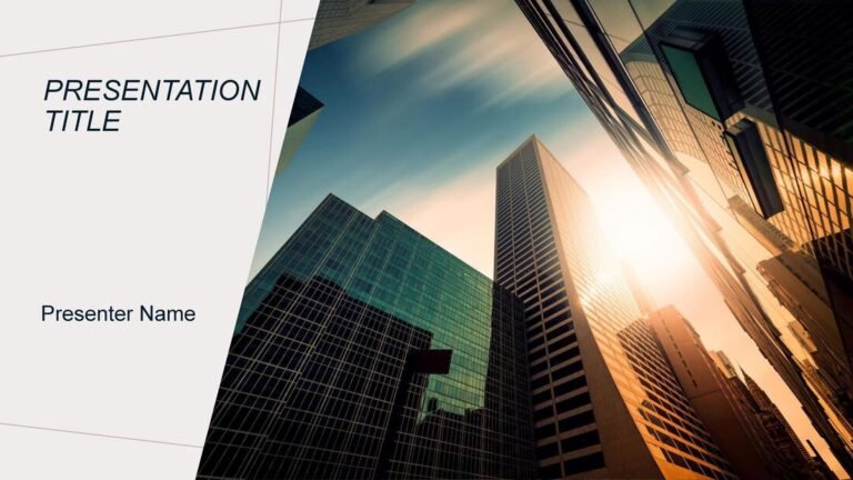 Angle lines design Presentation Powerpoint Template (.ppt File Download)