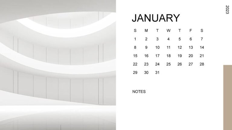 Calendar Powerpoint Examples Architecture photo calendar Presentation Powerpoint Template (.ppt File ...