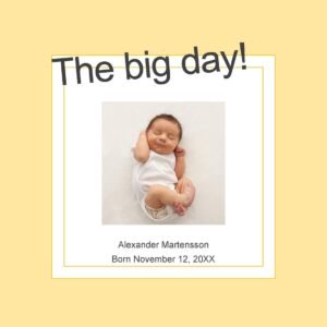Baby milestones photo album Presentation Powerpoint Template (.ppt File Download)