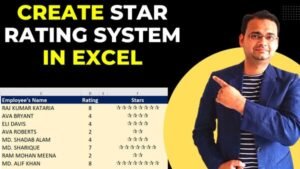 How to Create a Star Rating System in Excel ⭐⭐⭐⭐⭐ (5 Star/10 Star)