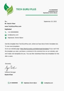 Letter Head Doc File Download Free for Lifetime