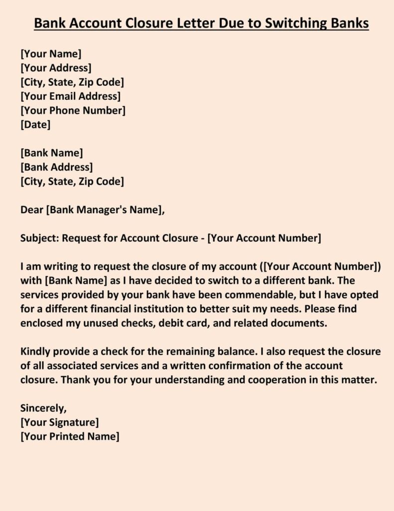 top-5-bank-account-closing-letter-format-with-reason-word