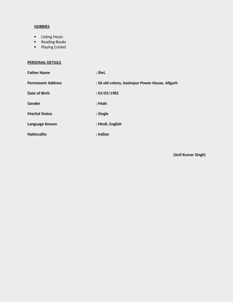 Best Field Boy Resume Sample Download In Word