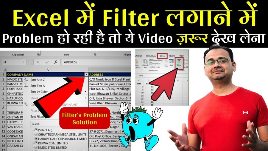 Filter Problem's Solution in Excel