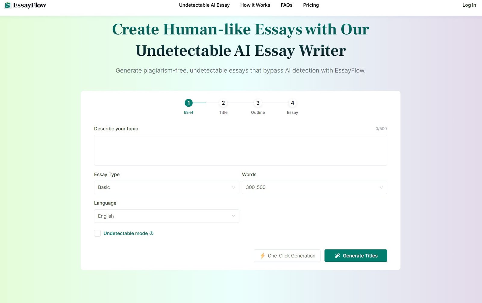 AI Essay Writer