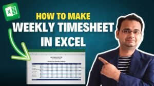 Download Weekly Employee Time Sheet Template in Excel