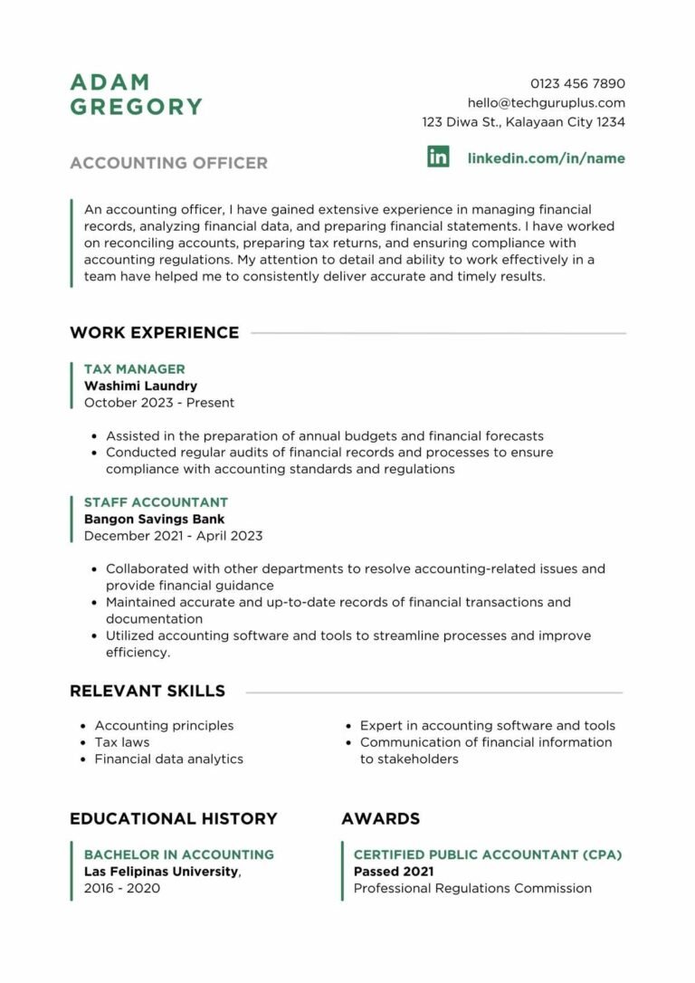 ATS Friendly Resume 20 Templates Download in Word (.docx)