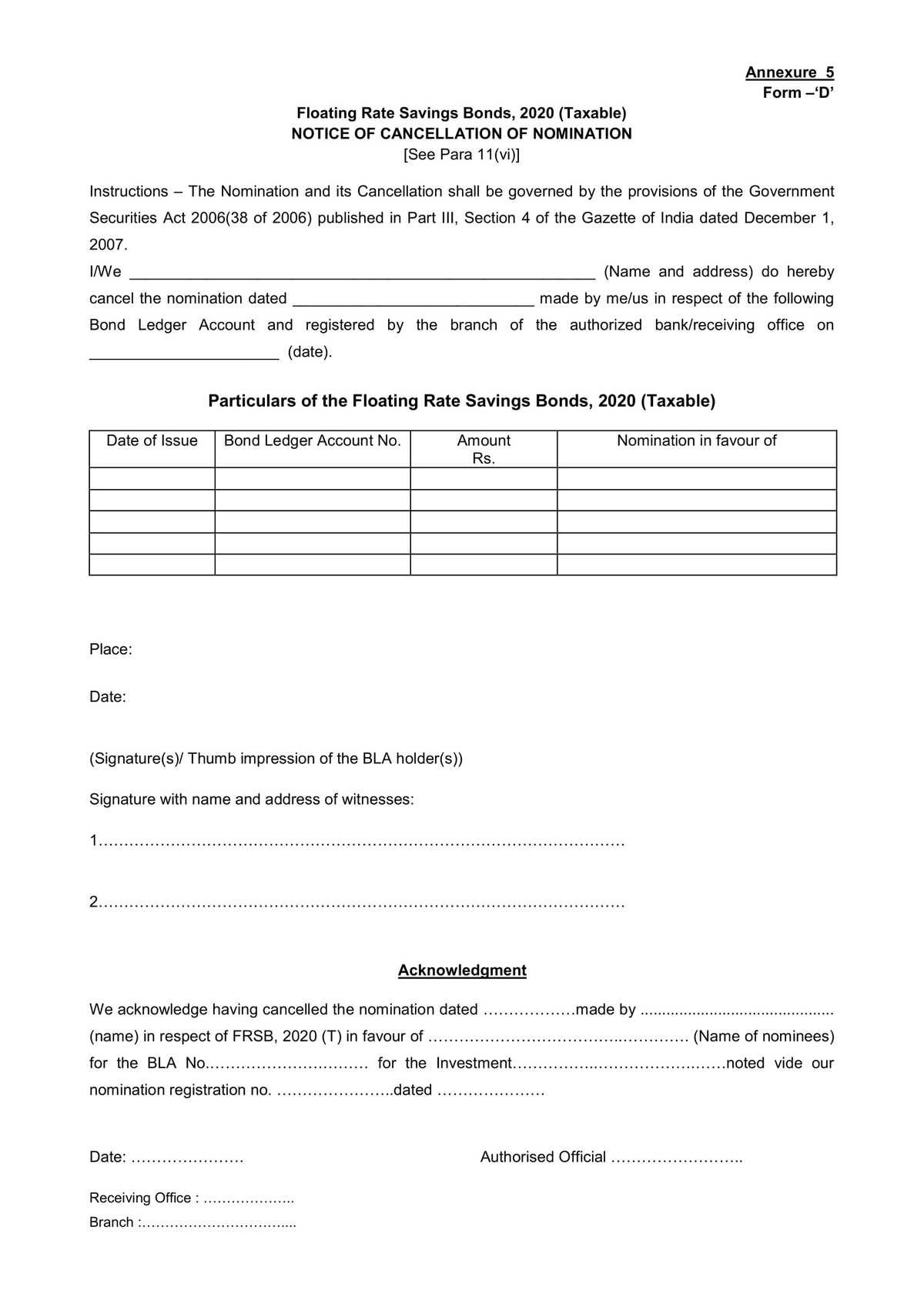 Axis Bank Cancellation Of Nomination Download in PDF-1