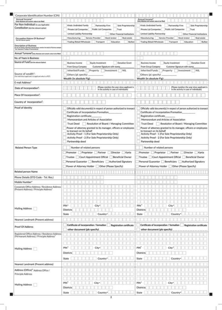 Axis Bank Securities Loan Application Form Download in PDF