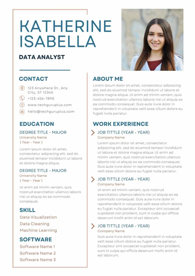 Data Analyst Resume 20 Templates Download in Word ( docx) Data Analyst Resume 20 Templates Download in Word ( docx)